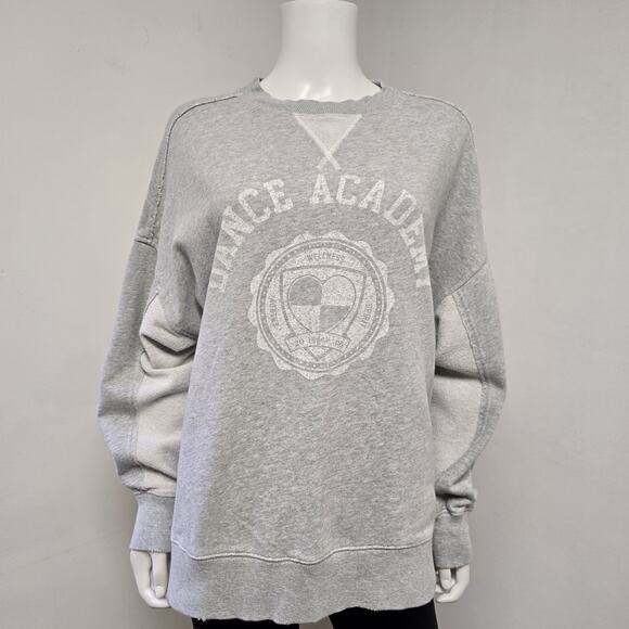 aerie Tops - Aerie Sweatshirt Size S Dance Academy Gray Oversized Relaxed Womens Pullover